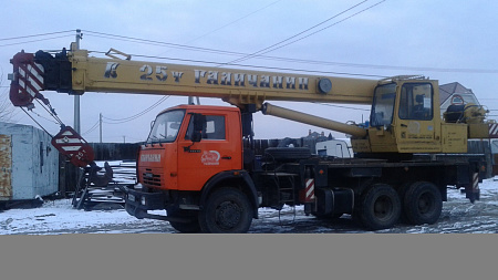 Автокран 25т Галичанин модели КС-55713-1